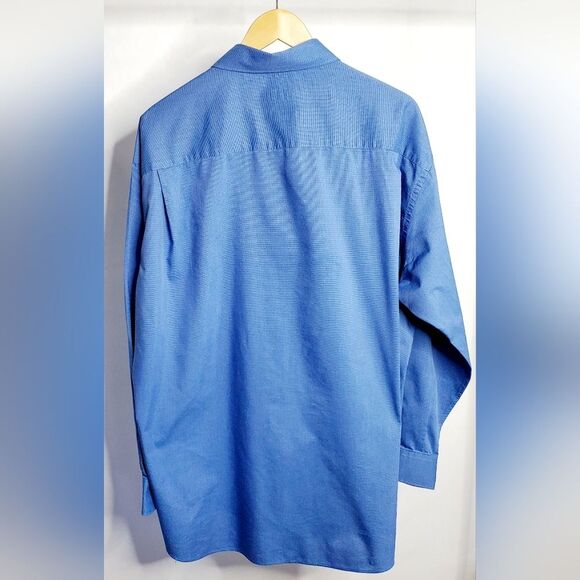 Men's Claiborne Blue Button Down Long Sleeve Shirt - Size XL - Picture 2 of 4